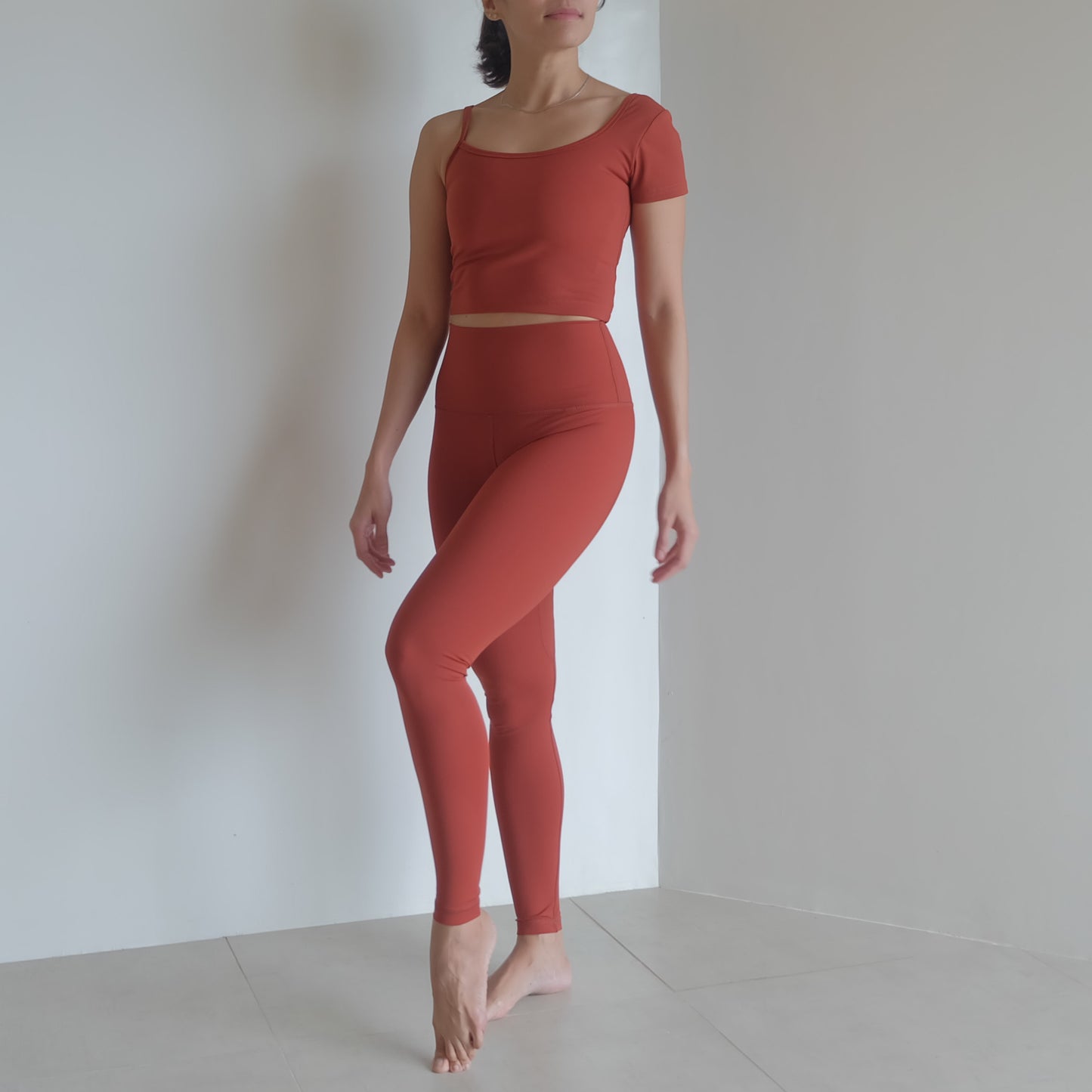 Wanda top in Dark Terracotta