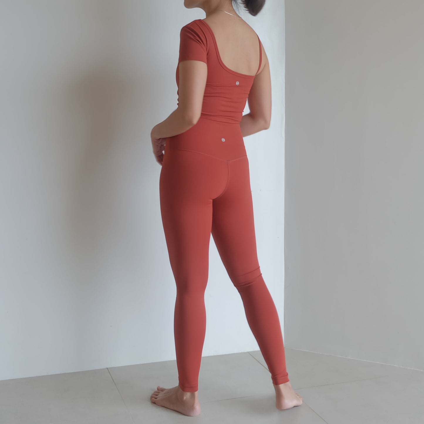 Wanda top in Dark Terracotta