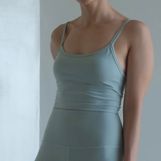 Natalie top in Pastel Green