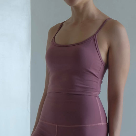 Natalie top in Rose
