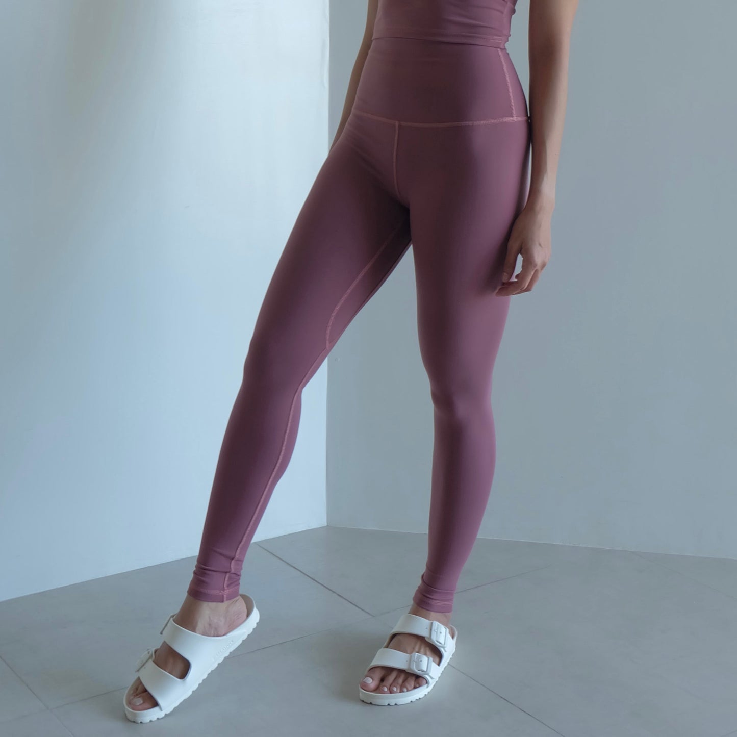 26” inseam leggings in Rose