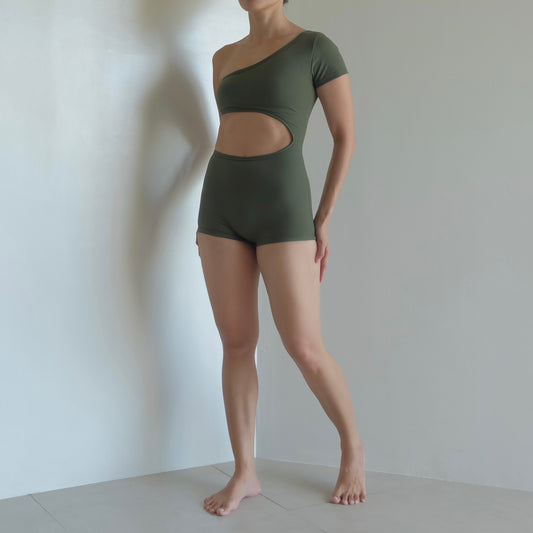 Unity bodysuit in Pickle Green