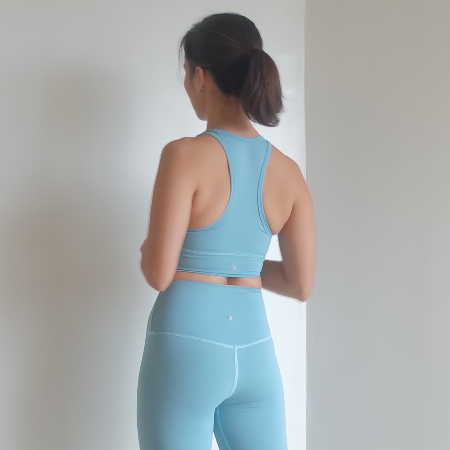 Ava top in Cameo Blue