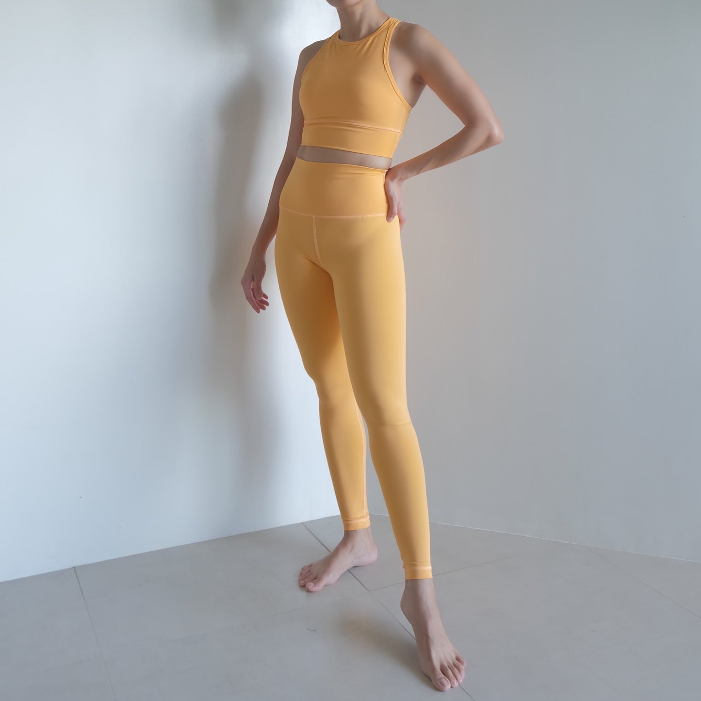 Ava top in Hazy Orange