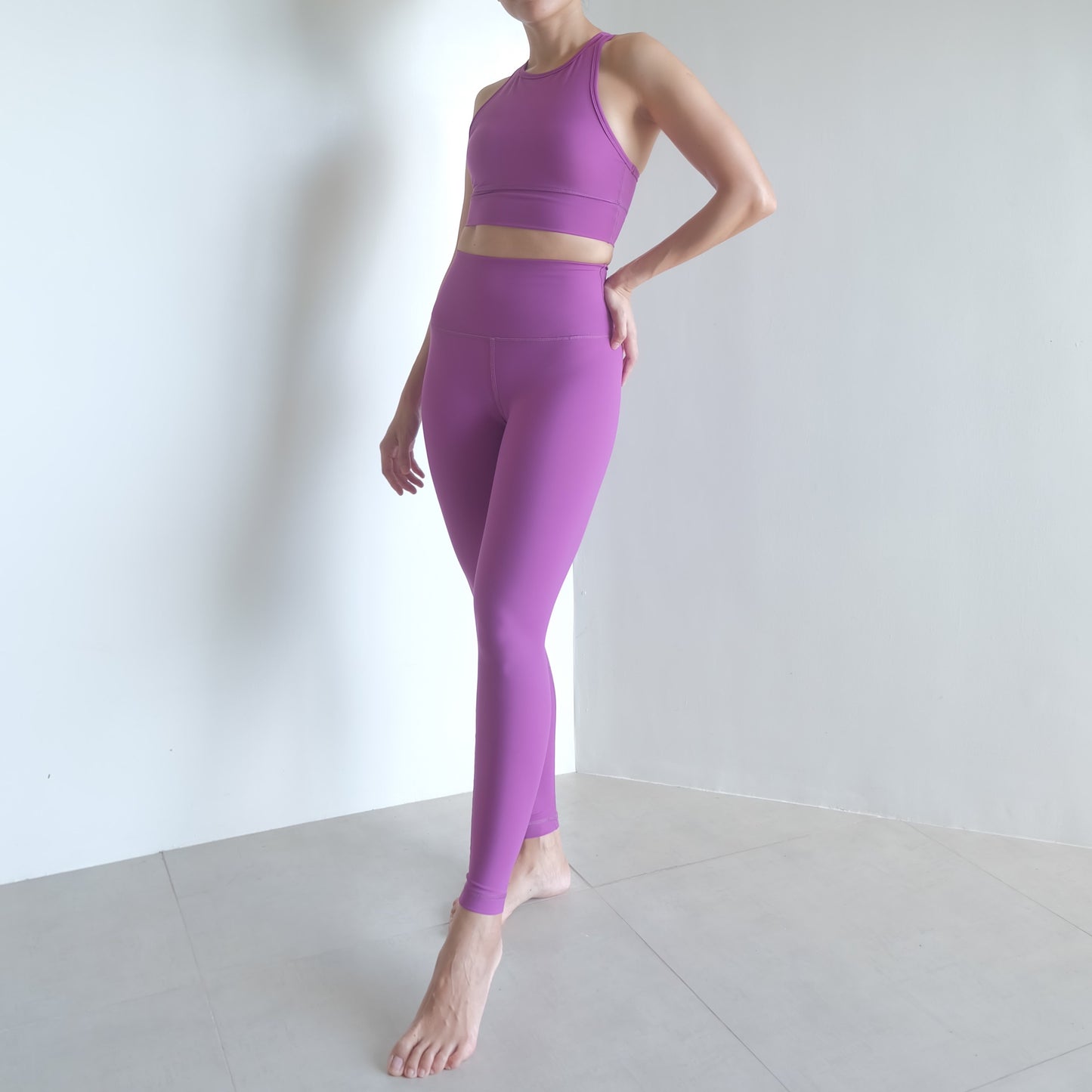 Ava top in Bright Purple